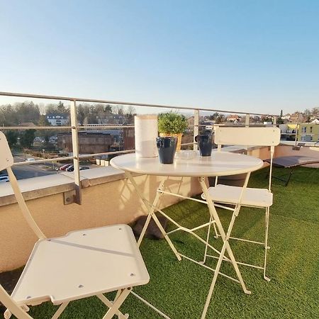 Le Smart - Parking - Terrasse - Wifi - Mulhouse - Relax Bnb Pfastatt Zewnętrze zdjęcie
