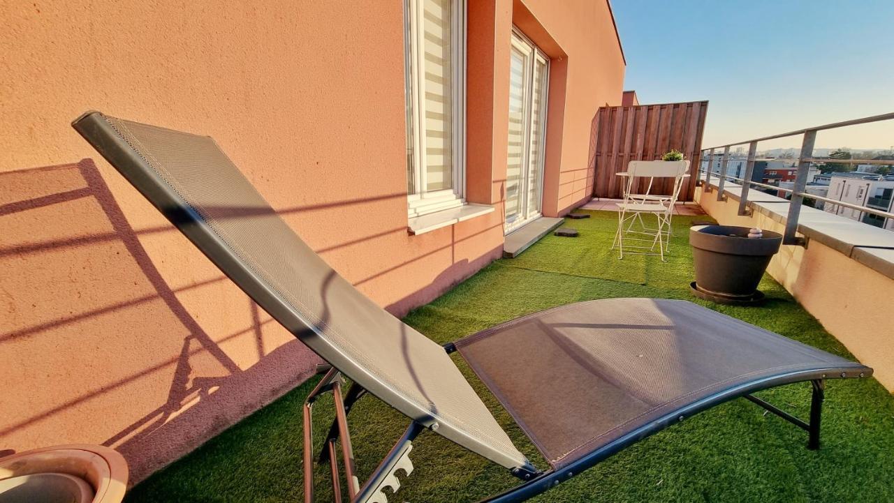 Le Smart - Parking - Terrasse - Wifi - Mulhouse - Relax Bnb Pfastatt Zewnętrze zdjęcie