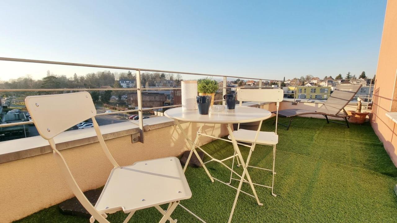 Le Smart - Parking - Terrasse - Wifi - Mulhouse - Relax Bnb Pfastatt Zewnętrze zdjęcie