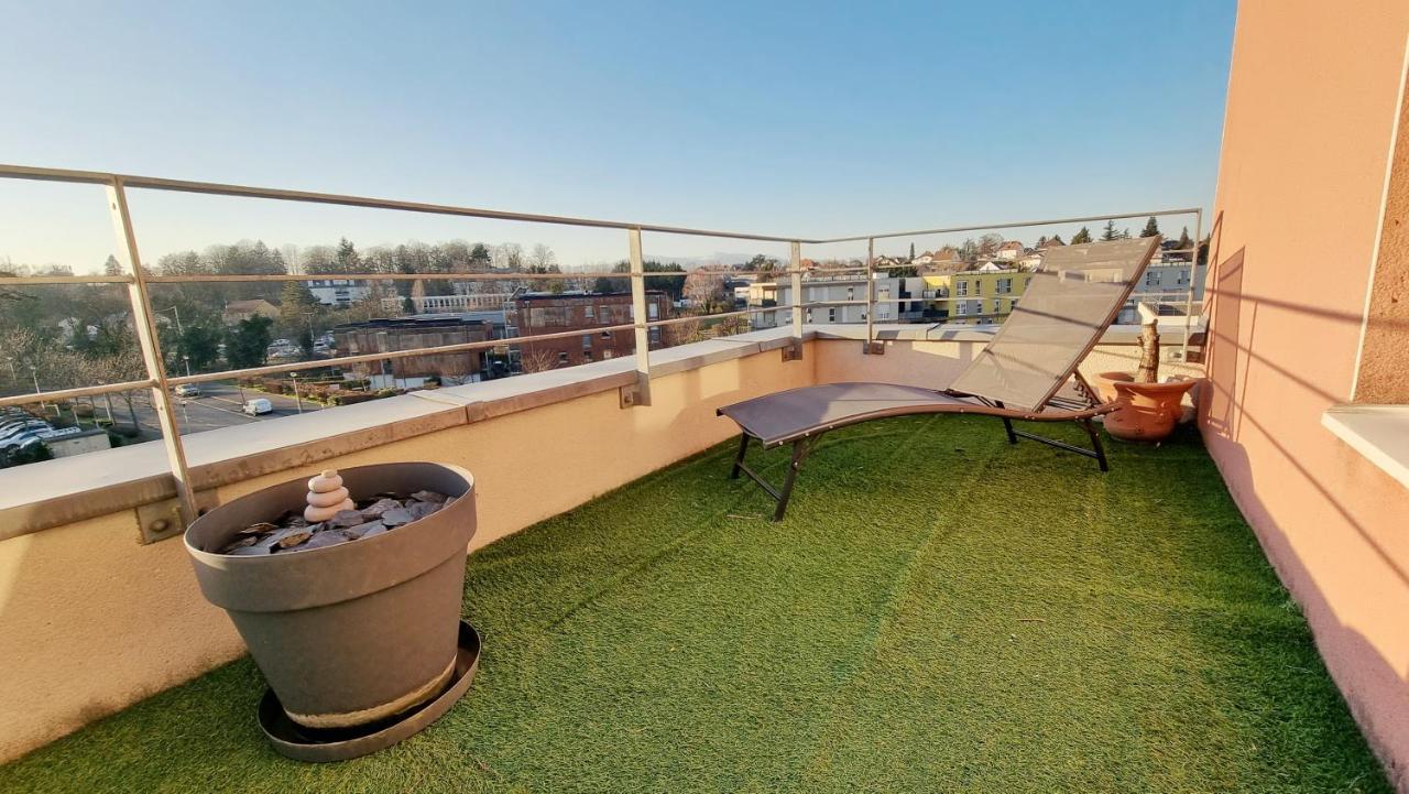 Le Smart - Parking - Terrasse - Wifi - Mulhouse - Relax Bnb Pfastatt Zewnętrze zdjęcie