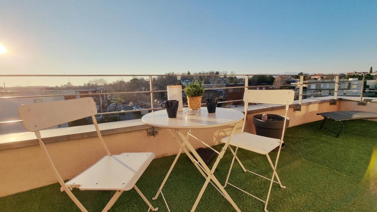Le Smart - Parking - Terrasse - Wifi - Mulhouse - Relax Bnb Pfastatt Zewnętrze zdjęcie