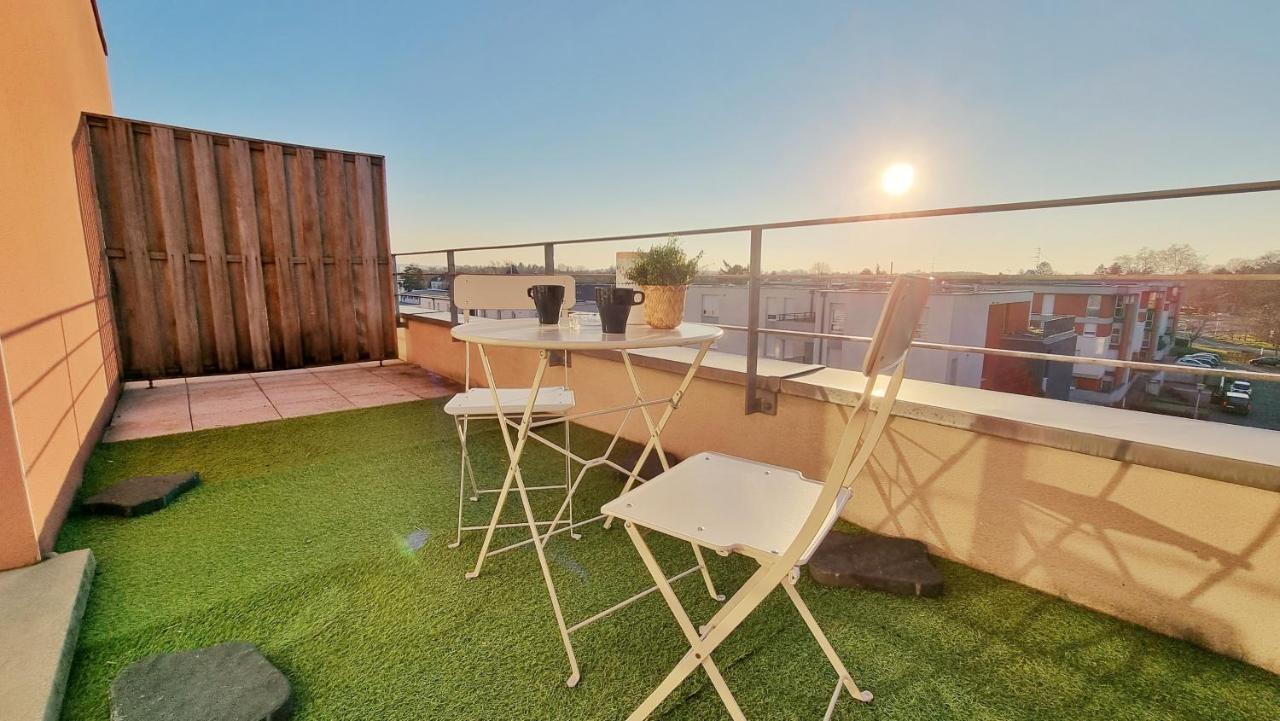 Le Smart - Parking - Terrasse - Wifi - Mulhouse - Relax Bnb Pfastatt Zewnętrze zdjęcie